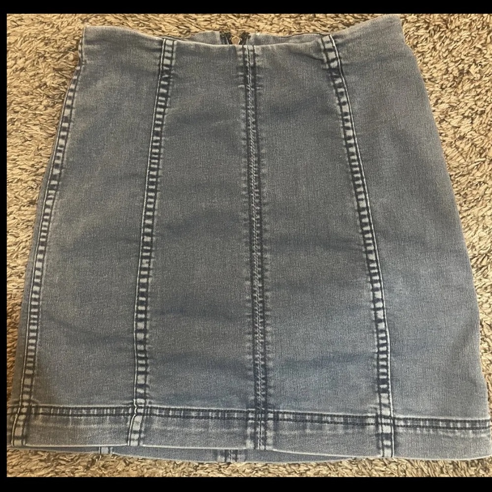 Free People Pencil Skirt Women’s Size 2 Denim